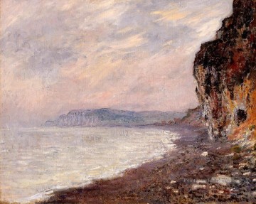 Falaises à Pourville dans le brouillard Claude Monet Peinture à l'huile